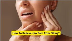 How To Relieve Jaw Pain After Filling