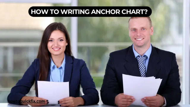 How To Writing Anchor Chart